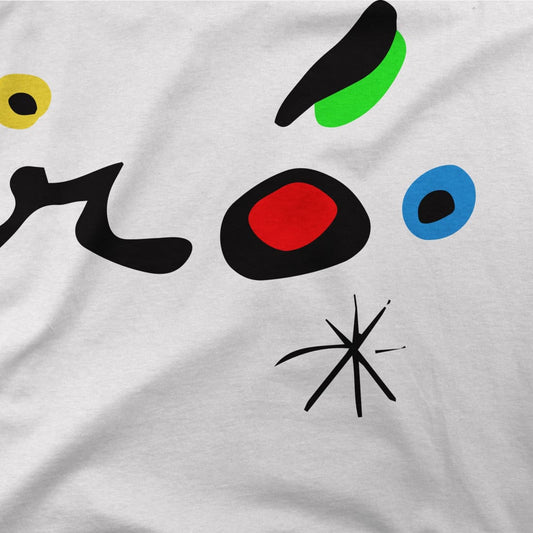 Joan Miro Colorful Signature Artwork T-Shirt